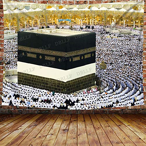 DBLLF Arabia Worship Tapestry Mecca Islamic Last Day of Hajj Tapestry Kaaba Tapestries Arabic Mosque Wall Hanging, Flannel Large Art Tapestry for Home Decor (80 x 60 inches) GTYYDB1525 DBLLF Arabia Worship Tapestry Mecca Islamic Last Day of Hajj Tapestry Kaaba Tapestries Arabic Mosque Wall Hanging, Flannel Large Art Tapestry for Home Decor (80 x 60 inches) GTYYDB1525