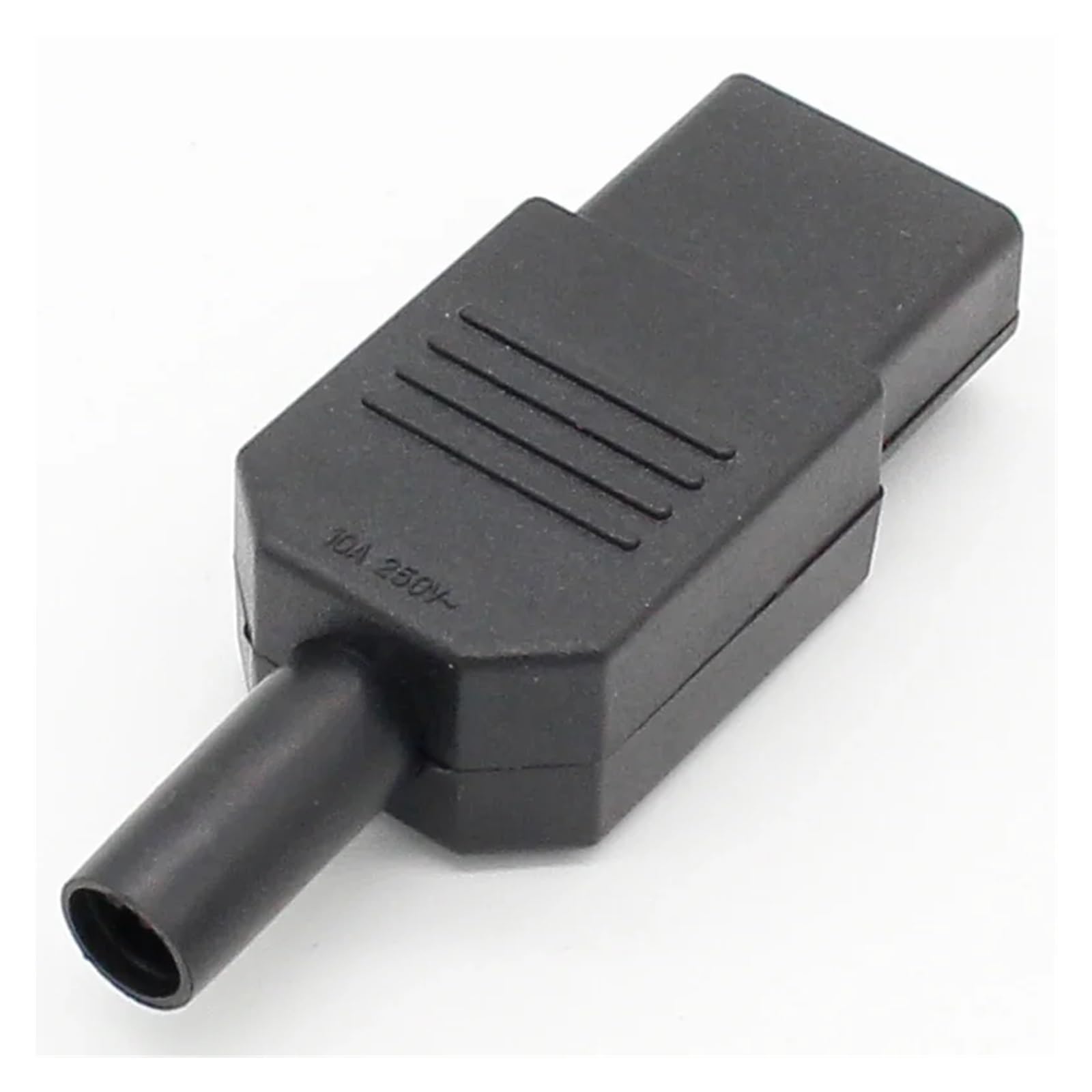 Black IEC 320 C13 Female Rewirable Power Connector 3pin Socket 10A /250V