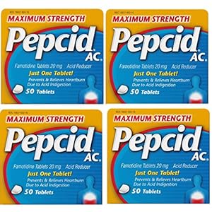 Maximum Strength Pepcid Ac Tablets brXuMe, 200 Count