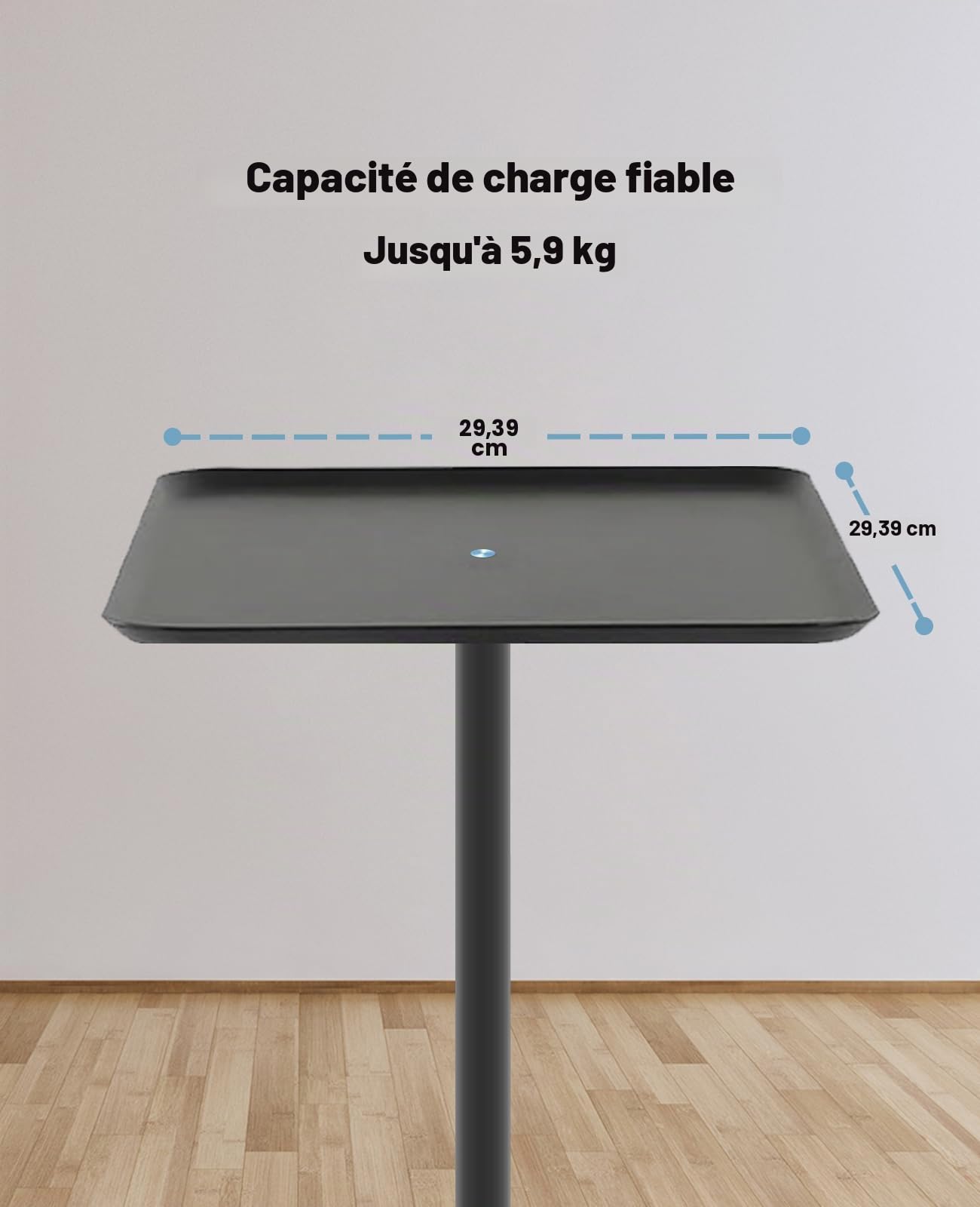 Support de projecteur réglable en hauteur 104-160 cm - Support au sol 6 kg