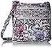 Produktbild Vera Bradley Damen Iconic Triple Zip Hipster, Signature Cotton Geldbörse, Lavender Meadow, Einheitsgröße