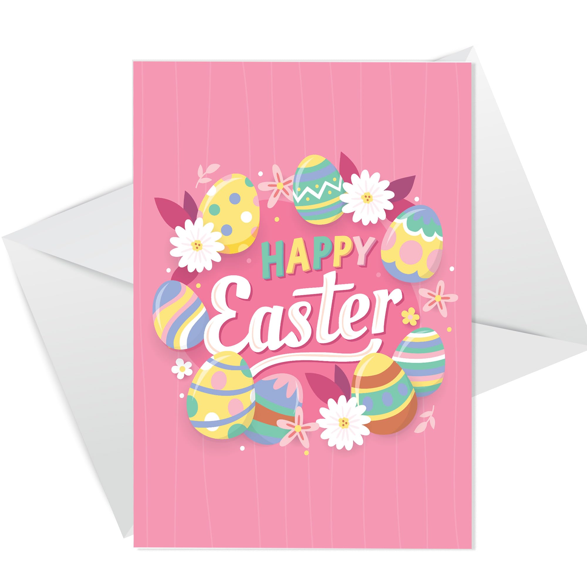 RED OCEAN Easter Card | Happy Easter Greetings Card For Friends and Family | Easter Card For Daughter | Happy Easter Card For Friends Family Teachers Students