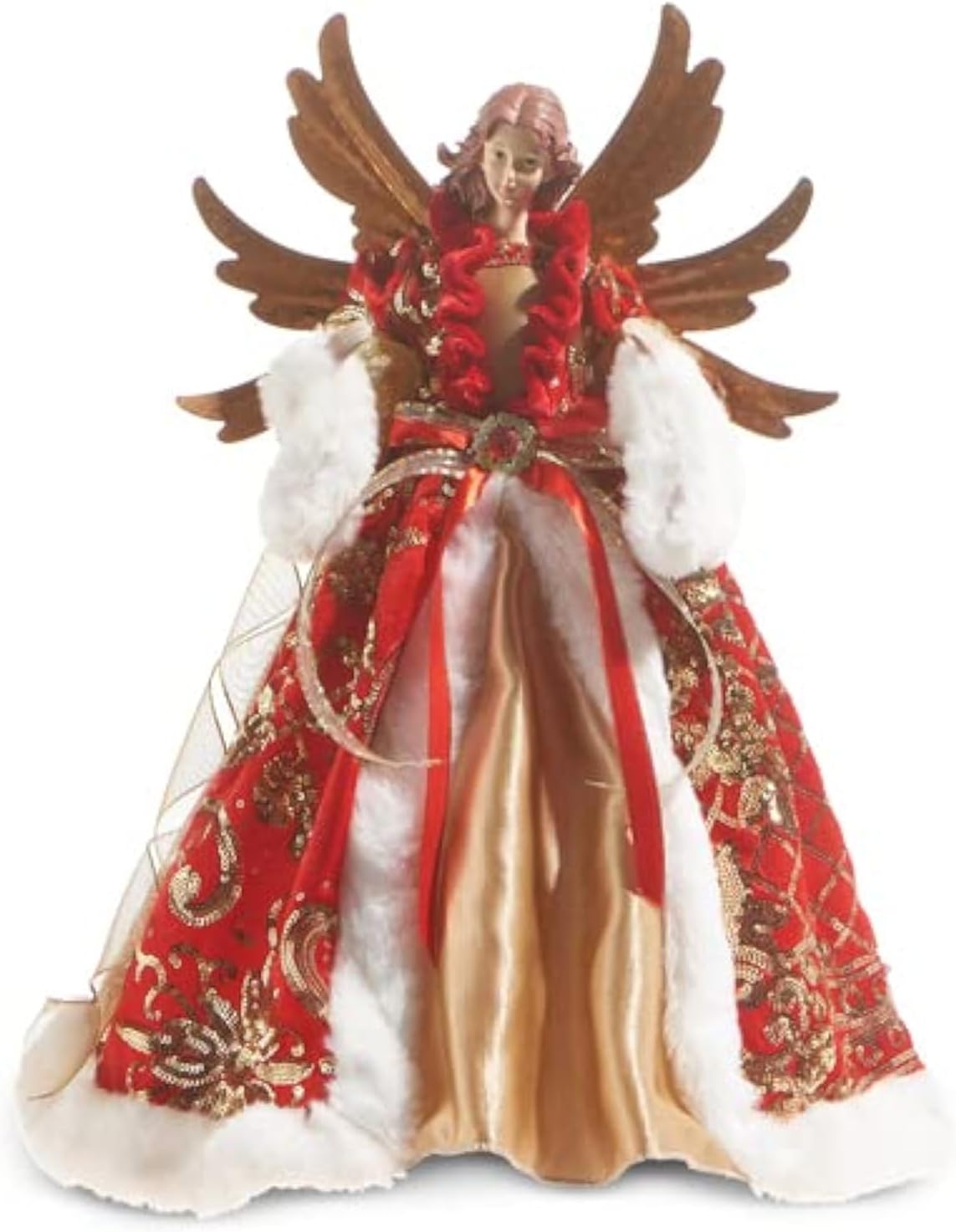 RAZ Imports Angel Tree Topper, 17.5 inches