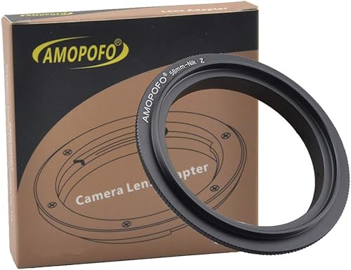 Miniatura 11 de Anillo adaptador de montaje inverso macro rosca de filtro de 1.929 in, y para cámaras DSLR Nikon D7500 D7100 D7000 D5600 D5200, D5500, D750, D810