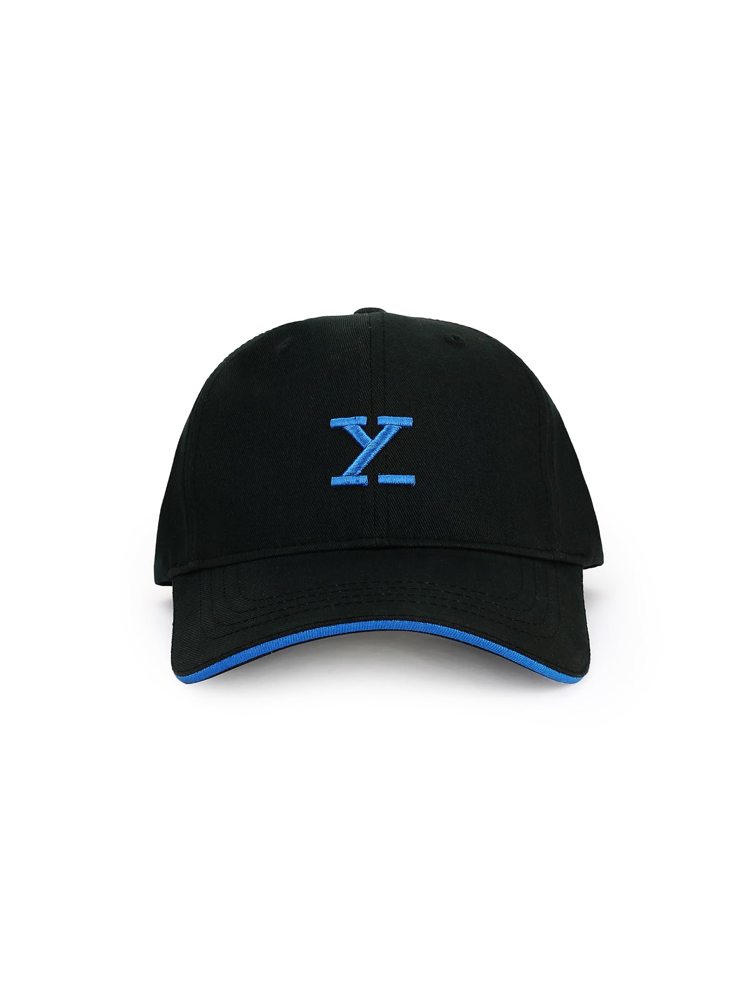 XYXX Czapka baseballowa unisex, bawełniana czapka z diagonalu IntelliEaze z regulowanym paskiem, Podziałka czarna, rozmiar uniwersalny