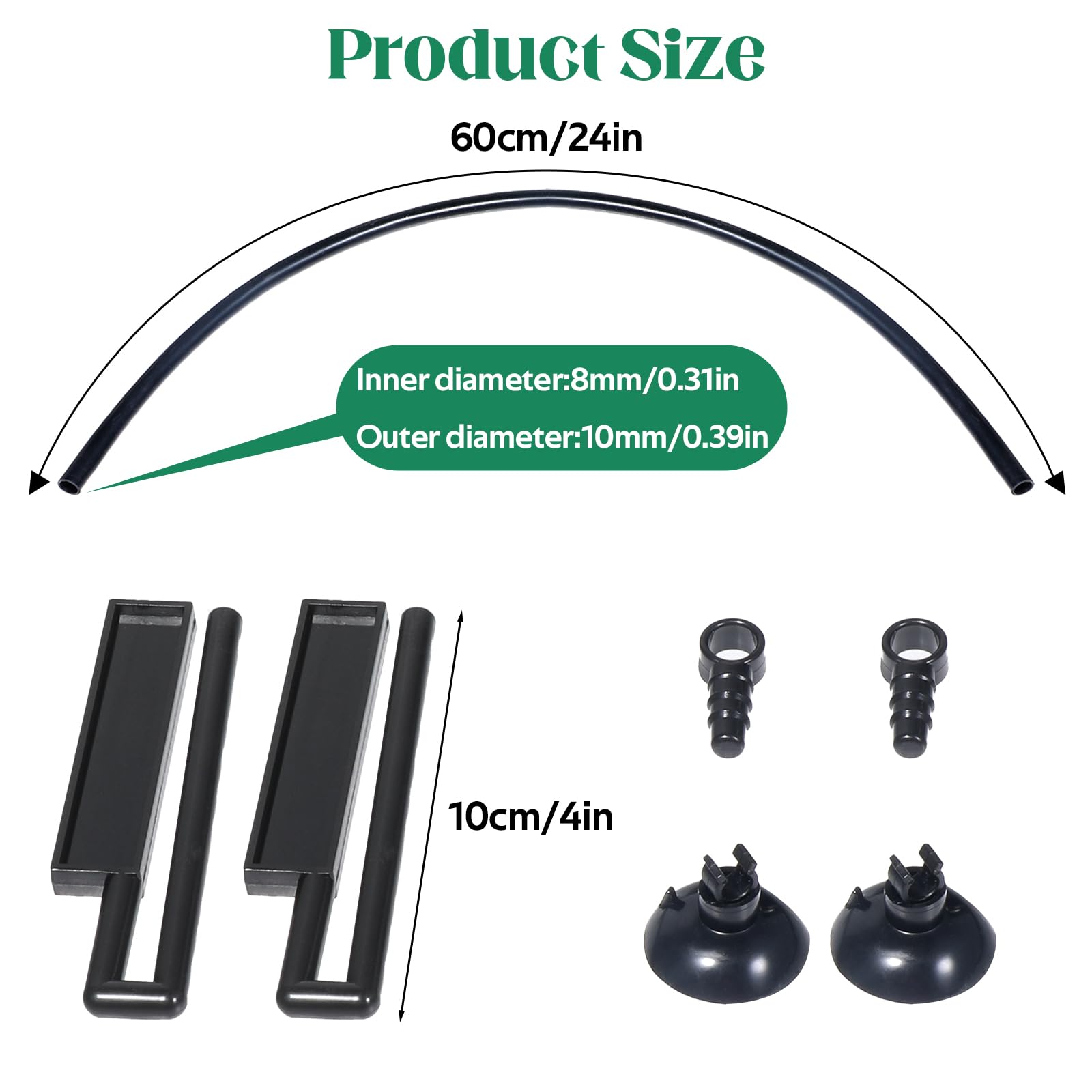 Floating Plant Corral for Aquarium Floating Plant Fence for Aquarium Accessories Fish Tank Plant Fence Adjustable Height with Water Level - Image 3