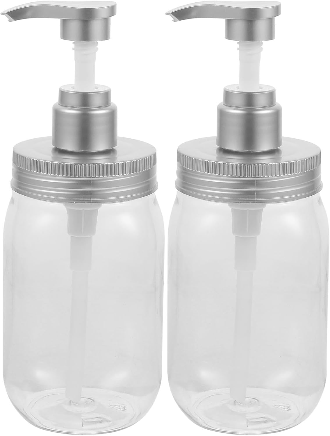 2 Pack 450ml PET Shampoo Pump Bottles for Refill Use