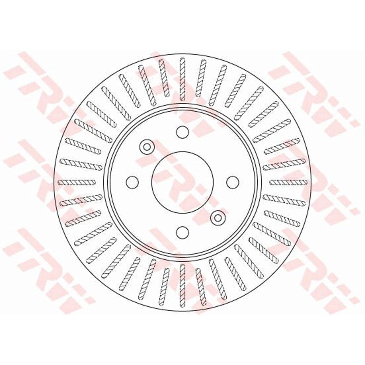 TRW DF6198 disques de frein pour supprimer les vibrations