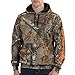 Carhartt Men's Midweight Camo Sleeve Logo Hooded Sweatshirt, Realtree Xtra, Large