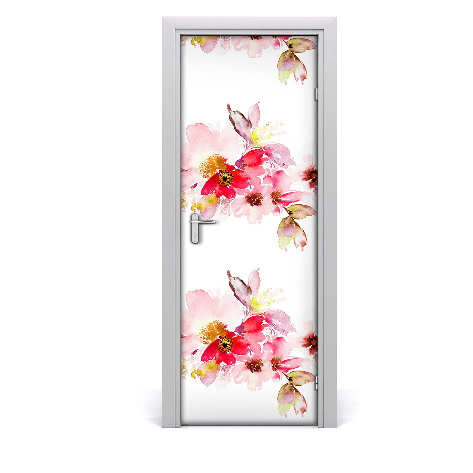 Décoration imperméable pour la porte du salon au style floral chic Coloray