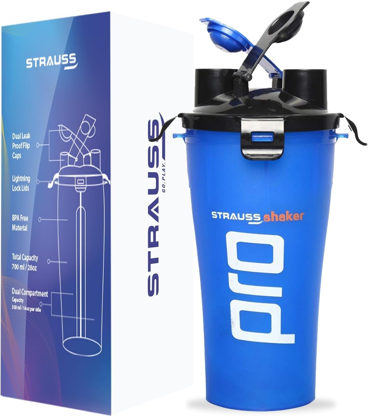 Strauss Dual Shaker Pro 700ml