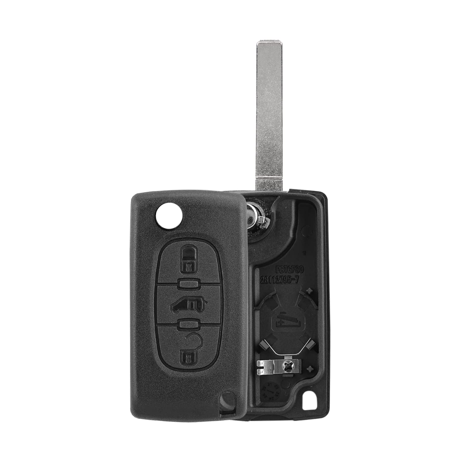 For Citroen Berlingo Key Fob 3 Buttons Car Key Fob Case For Peugeot Partner Citroen Berlingo Dispatch Toyota Proace (VA2 Blade)CE0536
