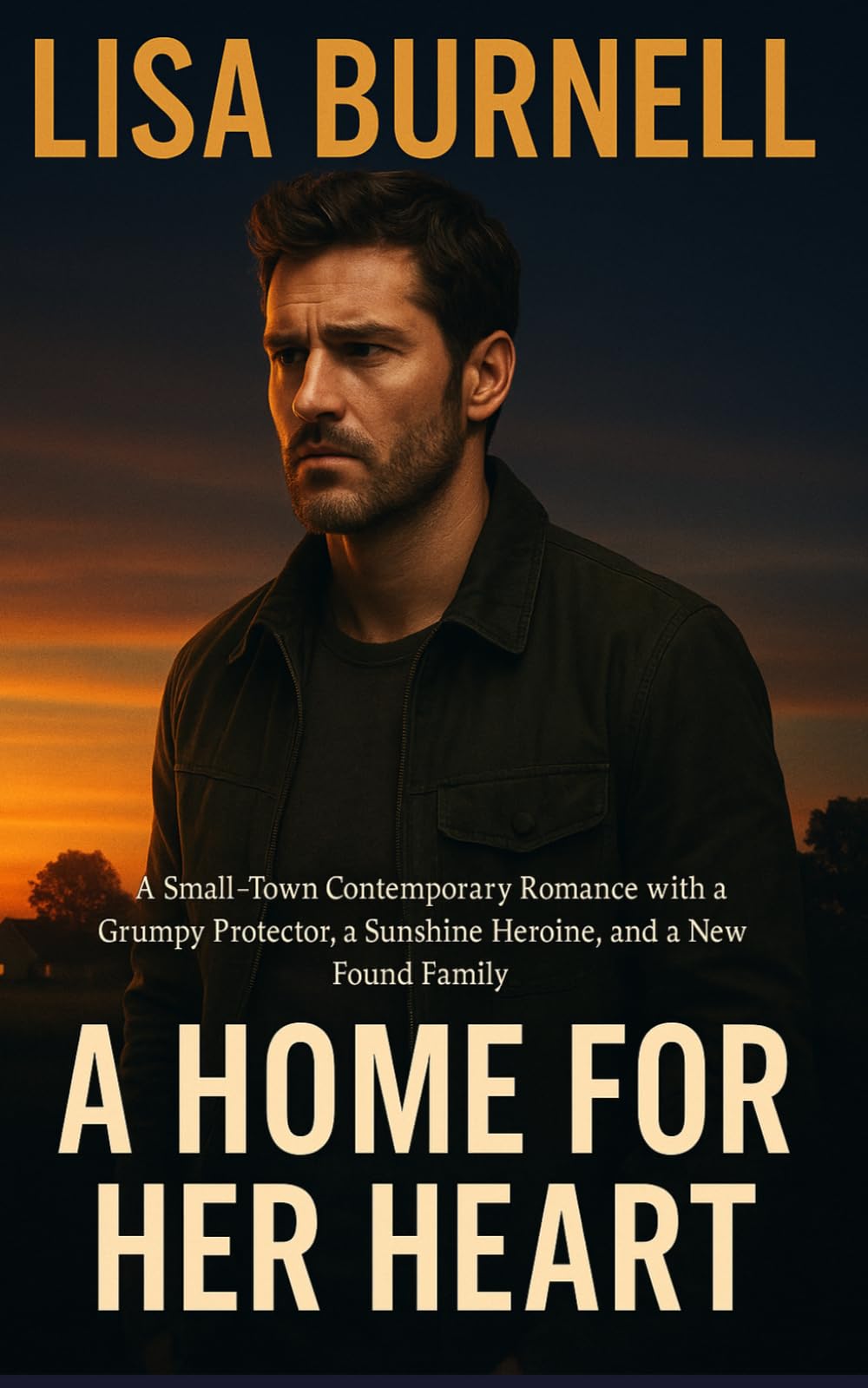 A Home for Her Heart: A Small-Town Contemporary Romance with a Grumpy Protector, a Sunshine Heroine, and a New Found Family