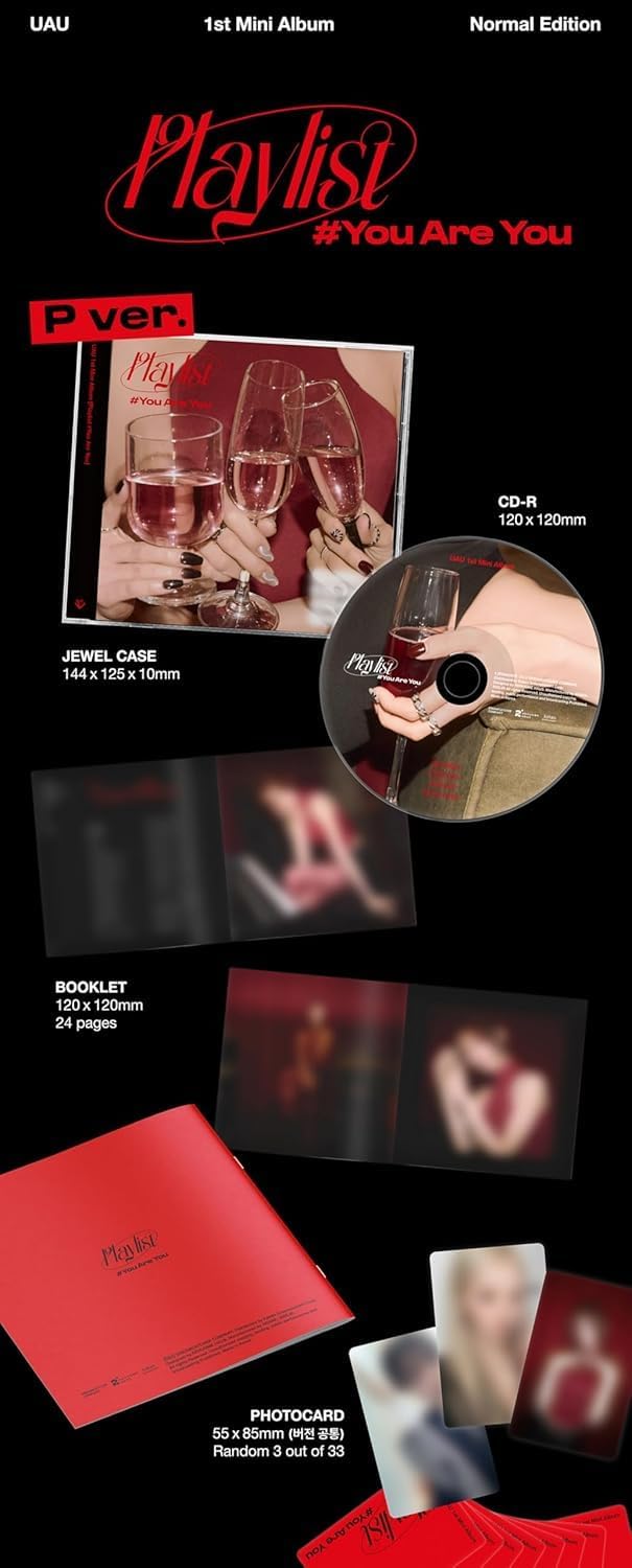 D'REAMC'ATCHER UAU Playlist # You Are You 1st Mini Album with Tracking Sealed (2 Version Set(1 Normal+Limited)) + Extra photocards