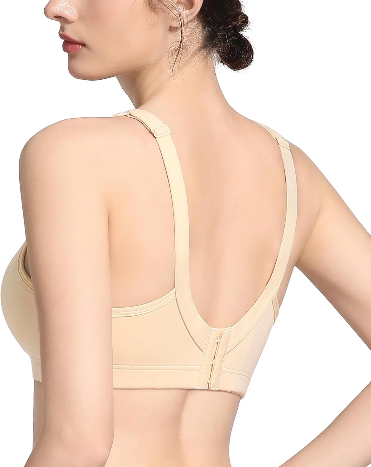 Lemorosy Women's Plus Size Non Padded Cotton Minimizer Wireless Everyday Comfort Bra - Image 6