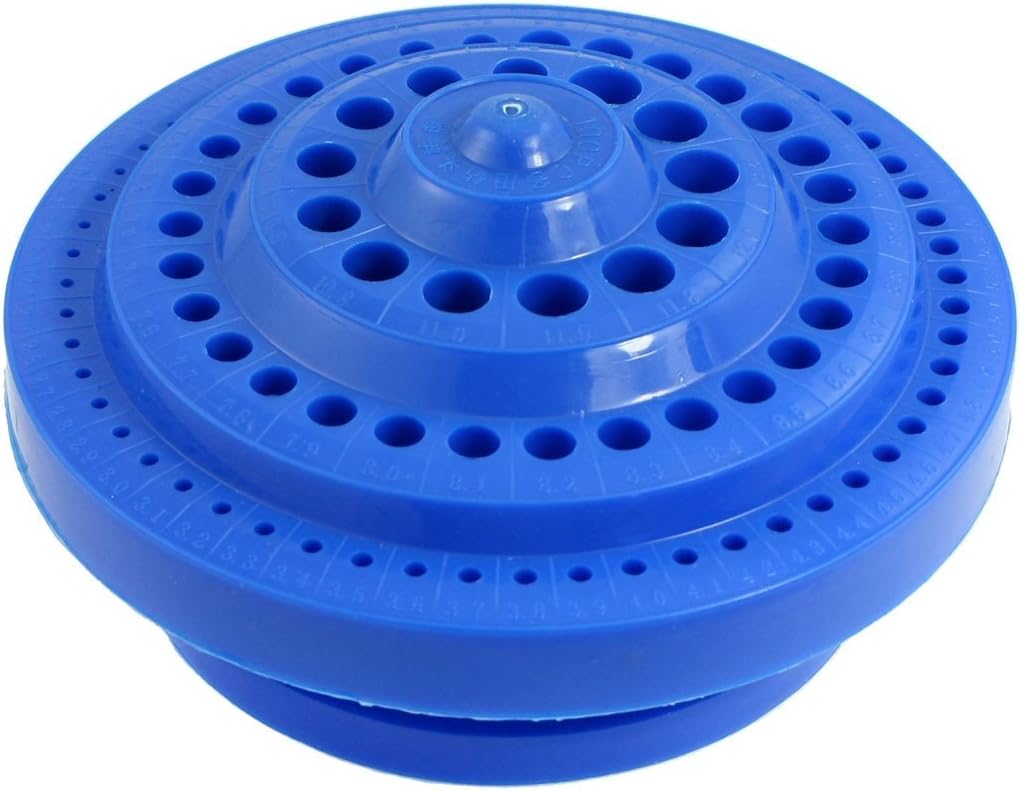 ELECTROPRIME Blue Plastic 1mm-13mm Dia Drill Bit Rotary Turntable