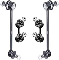 Vista 1102 de Detroit Axle - Kit de suspensión delantera de 10 piezas para Chevy Aveo Aveo5 Pontiac G3 Wave 2 Ready Struts Assembly 2 Enlaces de barra