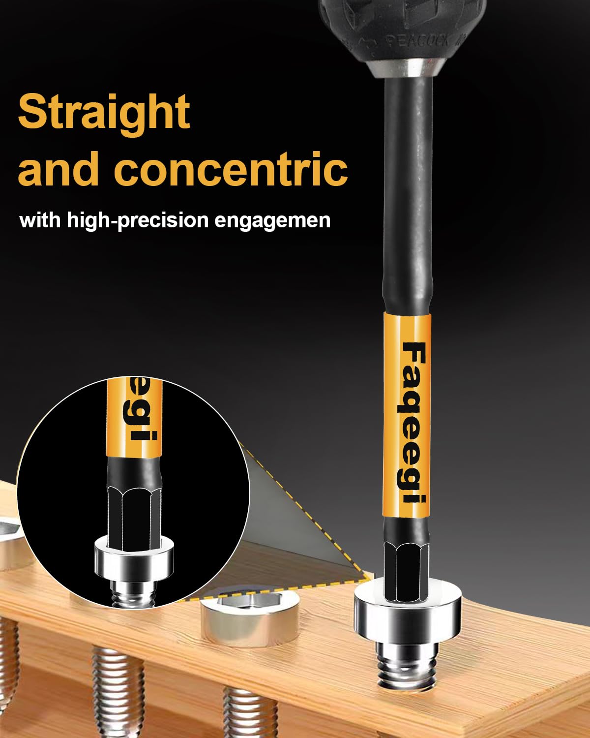 20PC S2 Hex Bit Set - Impact Drill Bits (Metric & SAE) -5 20PC S2 Hex Bit Set - Impact Drill Bits (Metric & SAE) -5