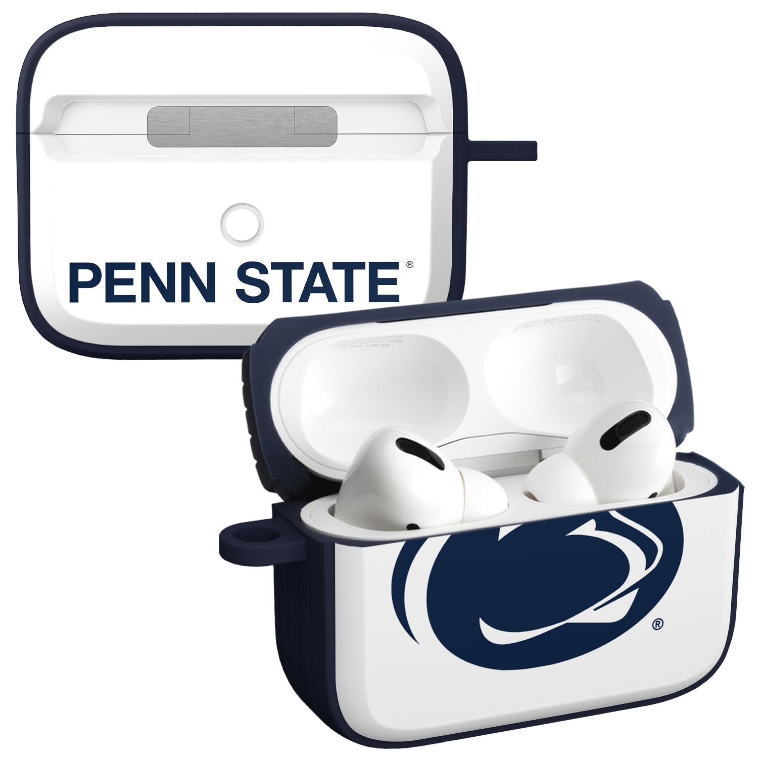 AFFINITY BANDS Penn State Nittany Lions HDX Case Cover Compatible with Apple AirPods Pro 1 & 2 (Classic Navy)