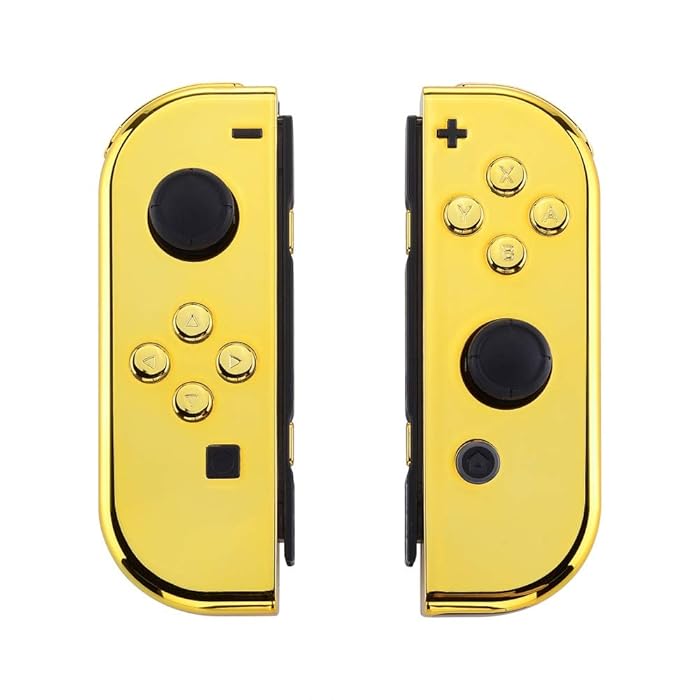 Buy eXtremeRate Chrome Gold Joy con Handheld Controller Housing with