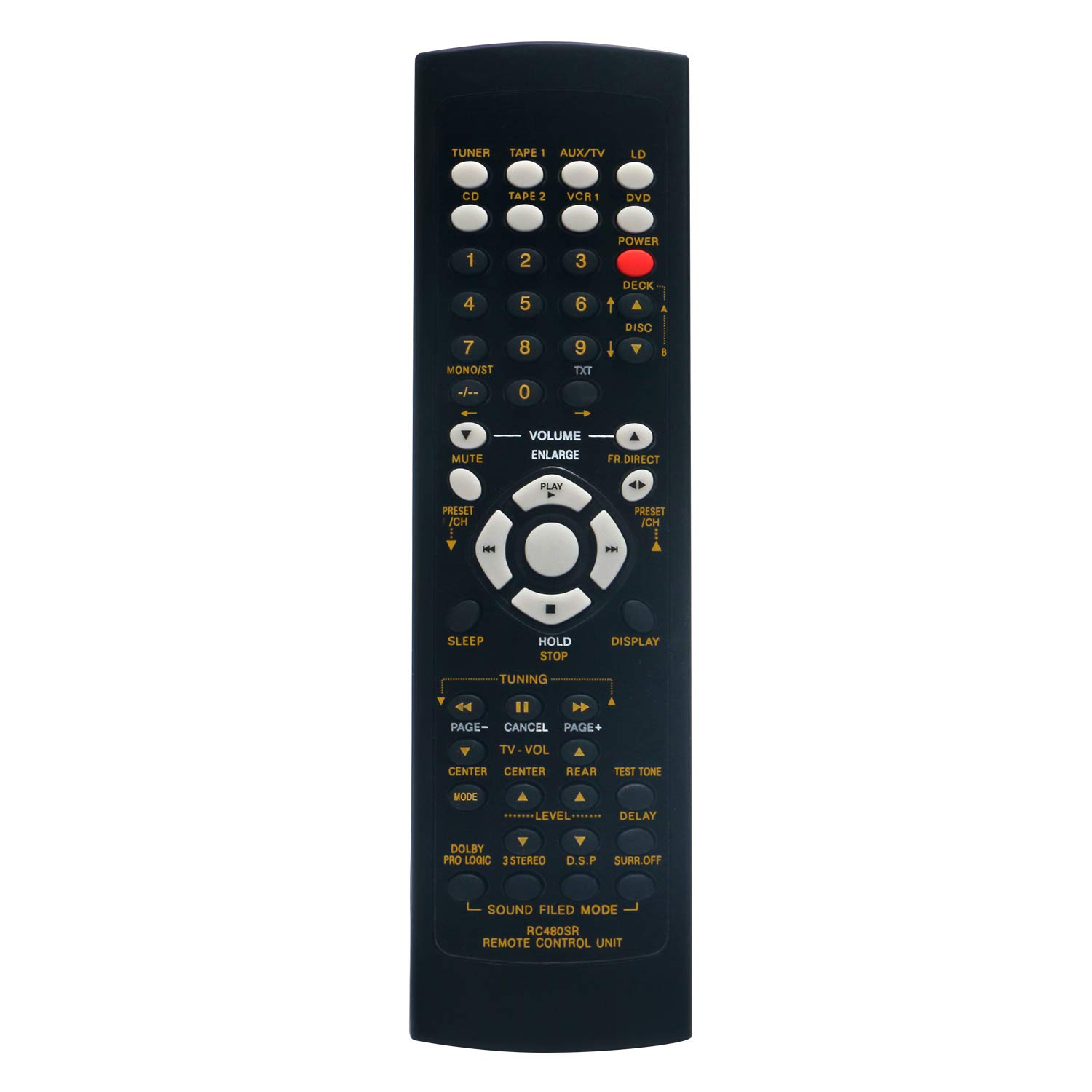 LIU-7694954619345-Télécommande de lecteur Remplacement Multifonctionnel