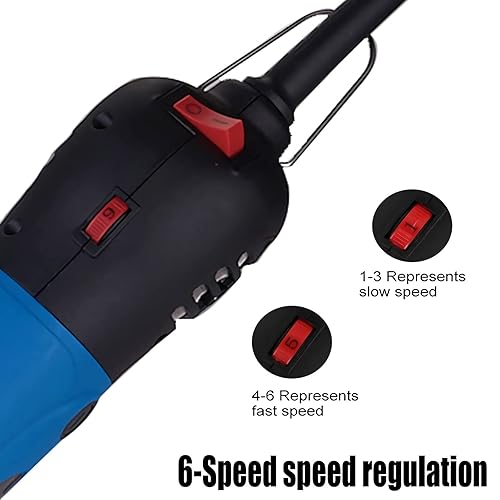 Miniatura 3 de Cortadoras de caballos, kit eléctrico de aseo de caballos de 550 W, cortadora de ganado profesional, 6 velocidades de alta resistencia para perros