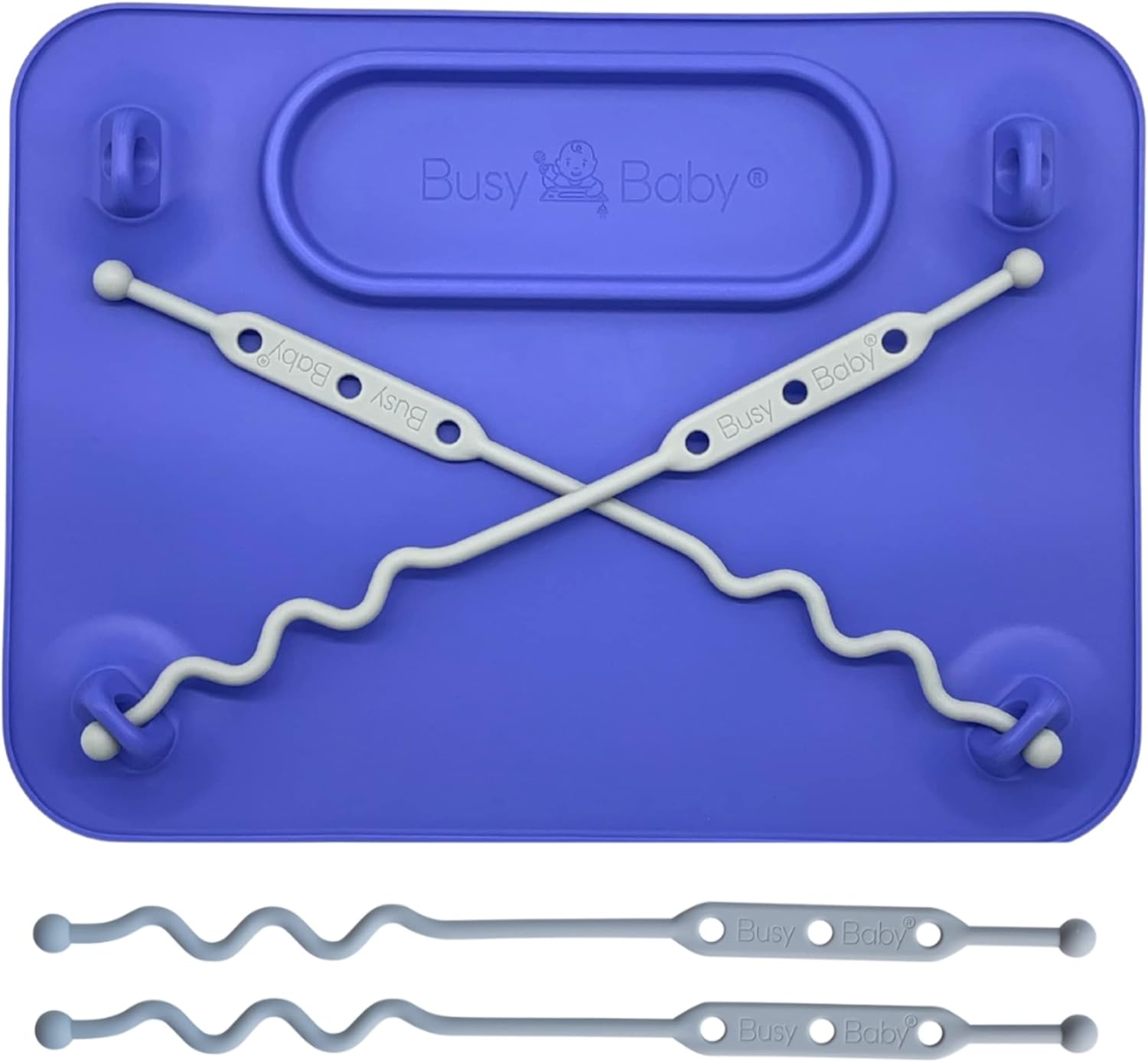 BUSY BABY Silicone PlacematAs Seen On Shark TankBuiltin Suction Cups