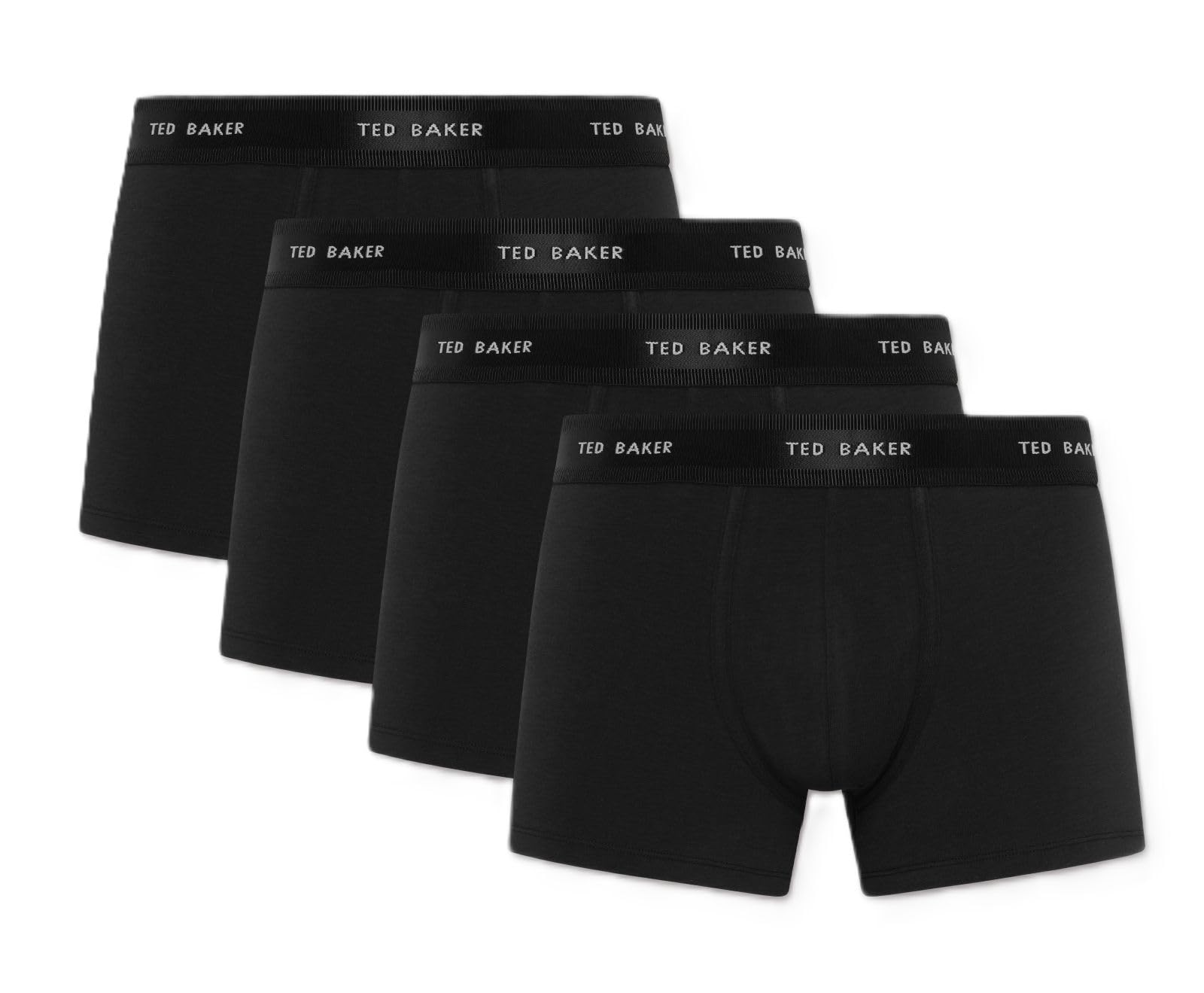 Ted Baker Men's 4 Pack Trunk - Black/Black - Small