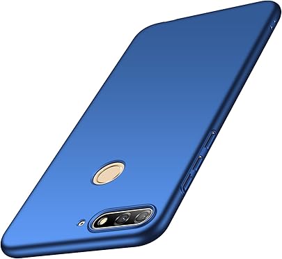 anccer Funda Huawei Prime  Funda Huawei  Serie Colorida   Ultra-Delgado   Ligera  Anti-rasgu os Estuche para Carcasa Huawei Prime Huawei  Azul Liso 