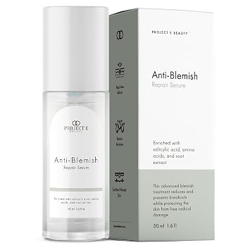 Anti-Blemish Repair Serum by Project E Beauty | Soothes, Hydrates & Minimizes Pores | 50ml