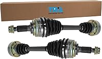 Vista 208 de TRQ Juego de conjunto de eje de transmisión CV delantero para conductor y pasajero, 2 piezas, compatible con Ford Explorer 4WD 95-01, Explorer AWD