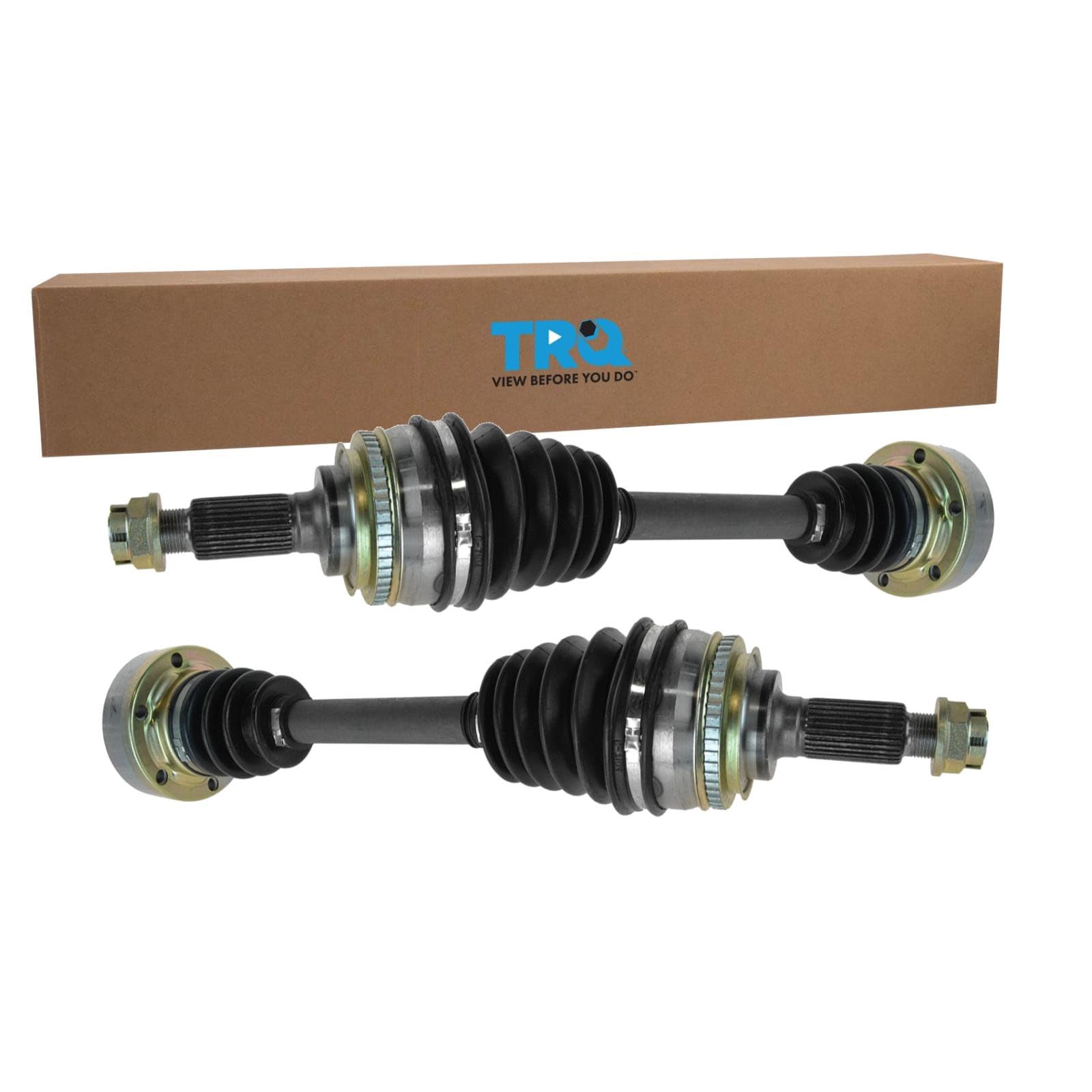 TRQ Front Driver &amp; Passenger Side CV Axle Assembly Set