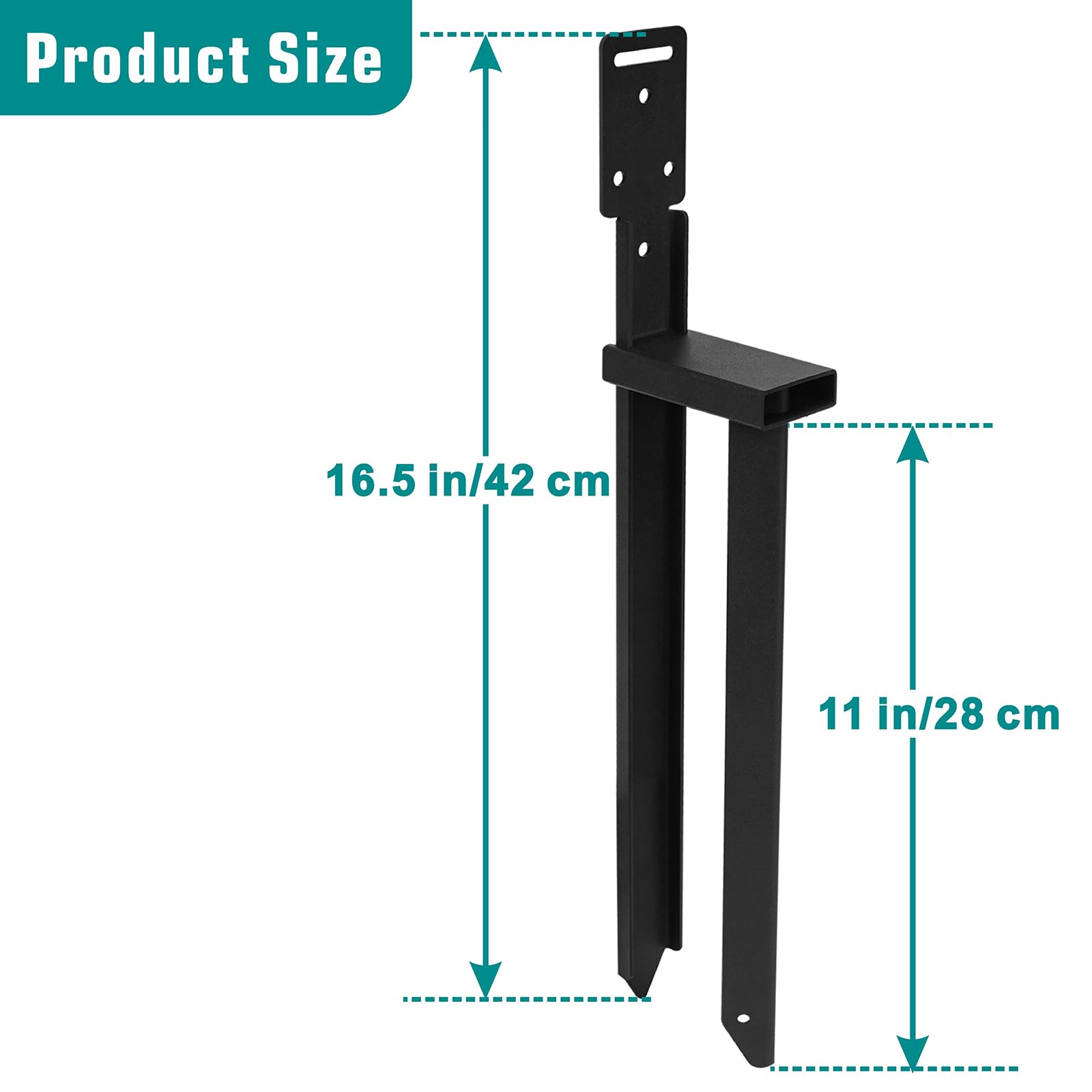 Zelthering Heavy Duty, Zaunpfosten Reparaturset, Mobilheim Anker, Bodenanker Heavy Duty für Schaukel Set, Zaun, Zelt, Mobilheim, Carport (8)