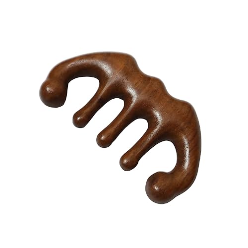 Peine de masaje de cuero cabelludo Gua Sha, peines de madera PROTORIGEN para el cabello, experimenta la belleza de la madera natural con nuestros