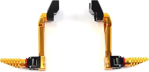 Miniatura 7 de Arashi Reposapiés trasero CNC Pedal para Yamaha YZF R6 YZF-R6 2006-2016 Accesorios de repuesto de motocicleta Pasajero Estriberas Gris 2007 2008