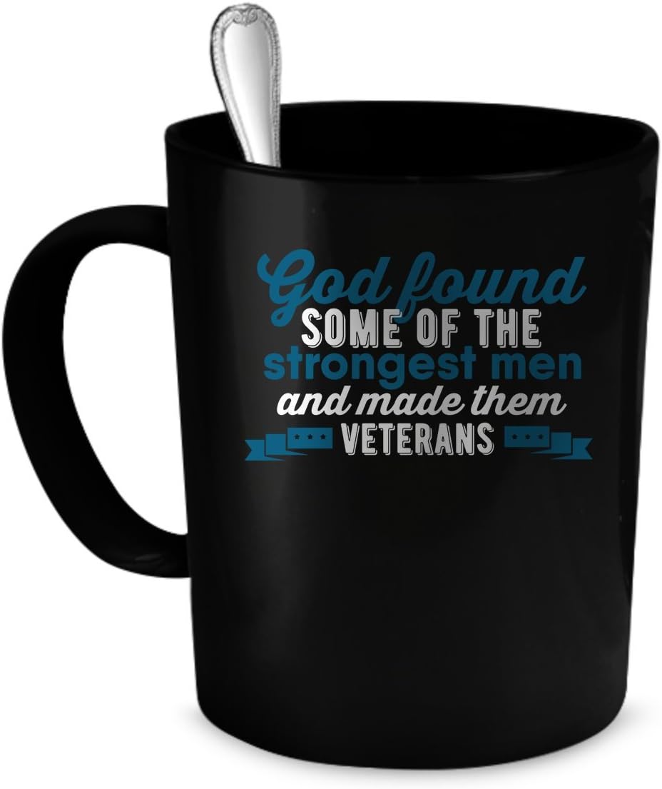 Veterans Coffee Mug. Veterans gift 11 oz. black Home & Kitchen
