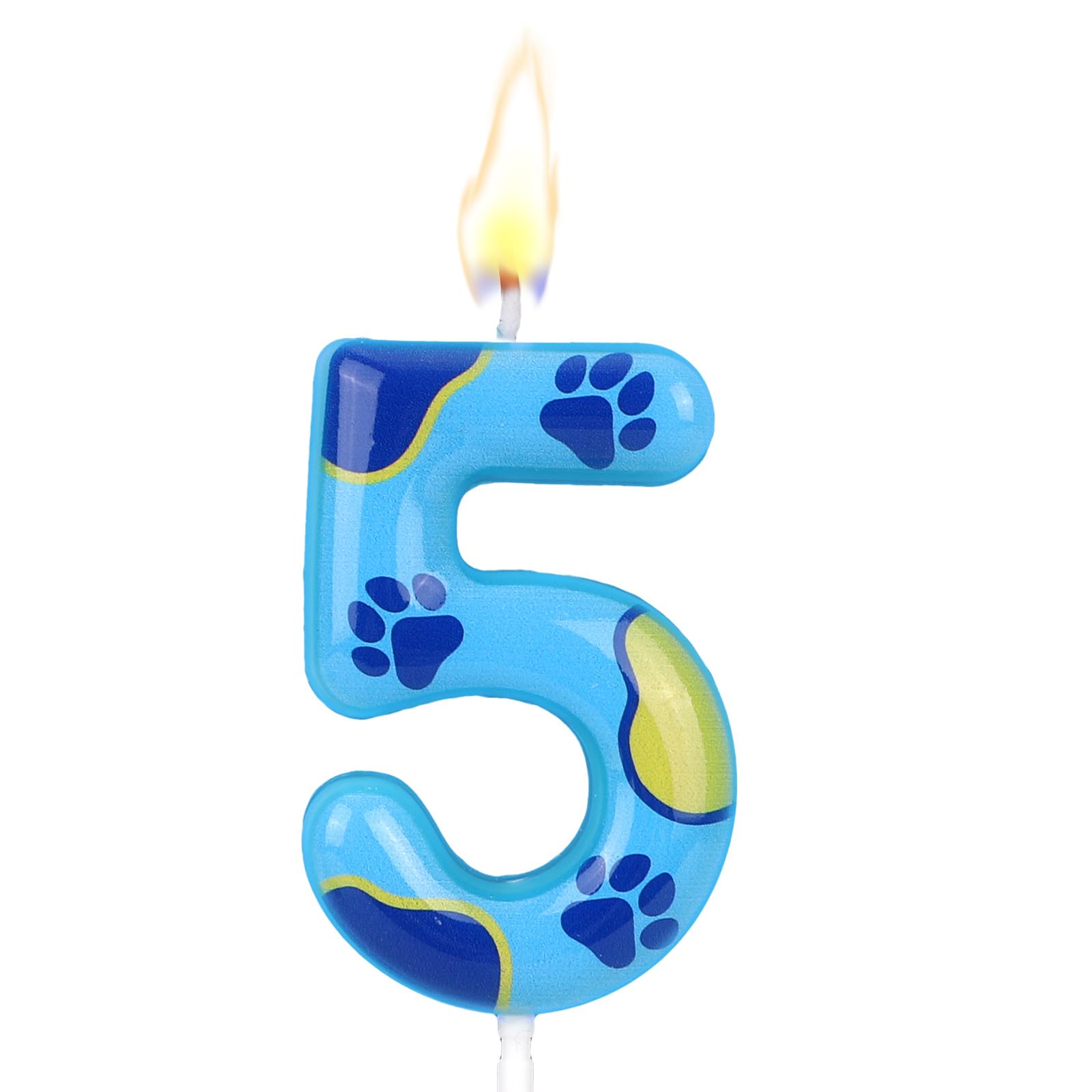 Candela di compleanno Numero sfumato, cielo stellato con alcune candele digali 1 pezzo | SHEIN ALIA