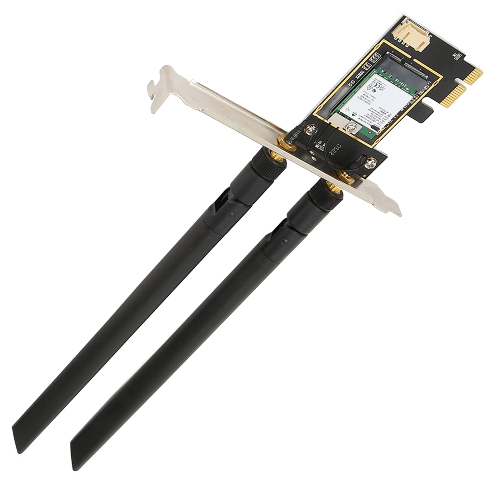 Bewinner Scheda di Rete WiFi AX210NGW, Bluetooth 5.2, 2.4GHz 5GHz 6GHz Schede di Rete Wireless per PC Desktop Adattatore WiFi PCIe