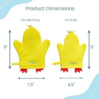 Vista 4 de TruKid Juego de sandía Bubble Podz & BubbleGlove - Cápsulas de baño de burbujas y 2 guantes de lavado para niños pequeños y niños