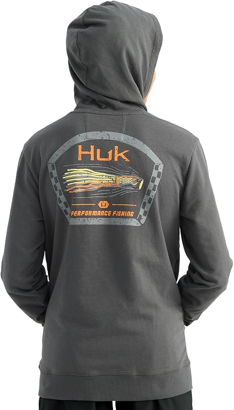 buzo con capucha Edisto Terry para niño, jersey ligero suave, buzo informal de pesca cotidiana