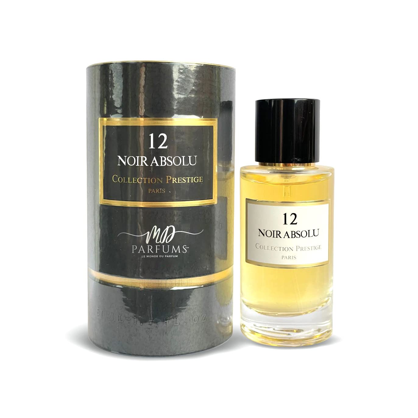 MDPARFUMS woda perfumowana I 50ml Made in France I Black Absolu n°12 - Kolekcja Prestige Paris I perfumy dla mężczyzn i kobiet