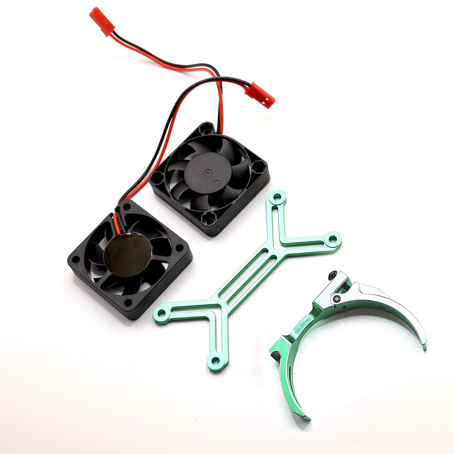 Mesimsple 56-58mm 15000rpm Motor Cooling Fans 40mm for 1/5 RC Cars Series Motor Heatsink Fan Upgrades Parts