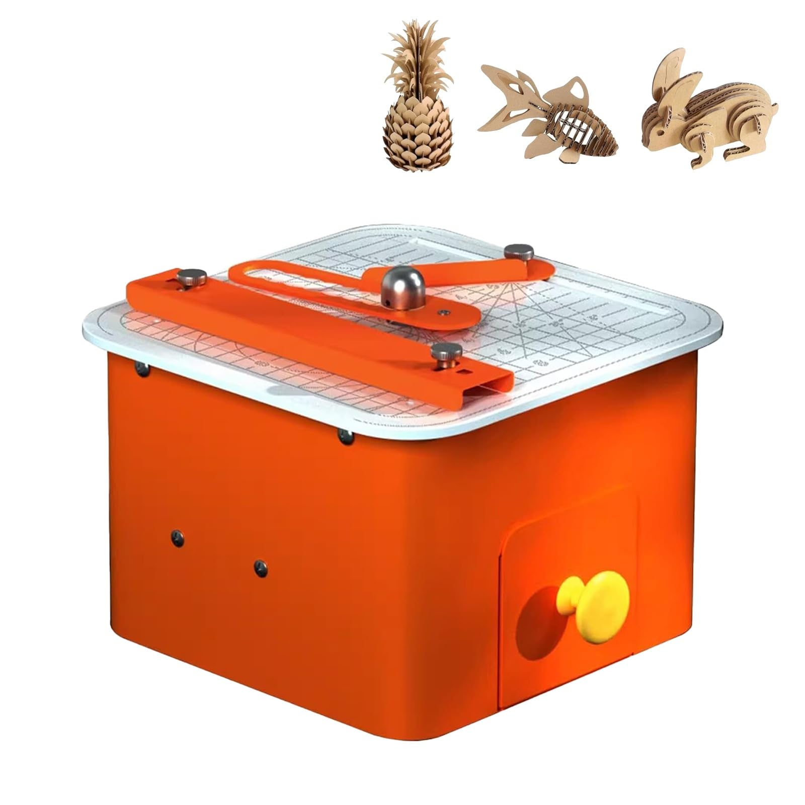 Coupe-carton électrique sûr, outil de coupe épais de 4mm pour les projets de bricolage, conception de tiroirs à ferraille, guide de précision pour le tissu en cuir de papier, kit d'artisanat de bureau