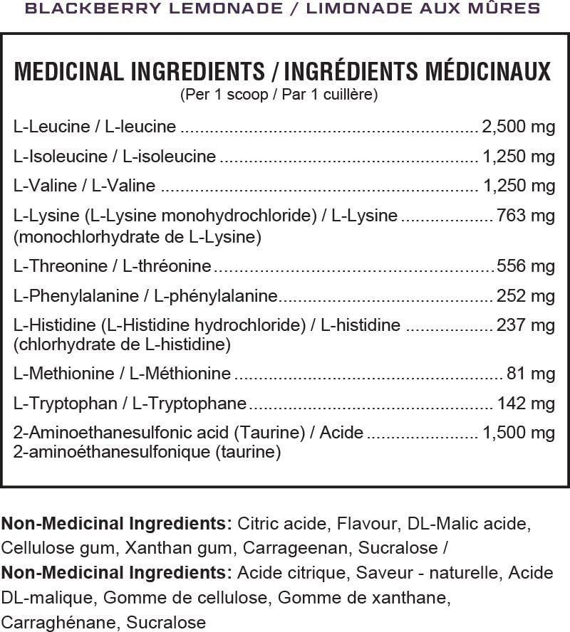 Generate EAA and BCAA Powder: Best Post Workout Recovery Drink and Branched Chain Amino Acids Supplement with Essential Amino Acids, 5g BCAAs, 2g EAAs | BlackBerry Lemonade, 30 Servings - Image 5