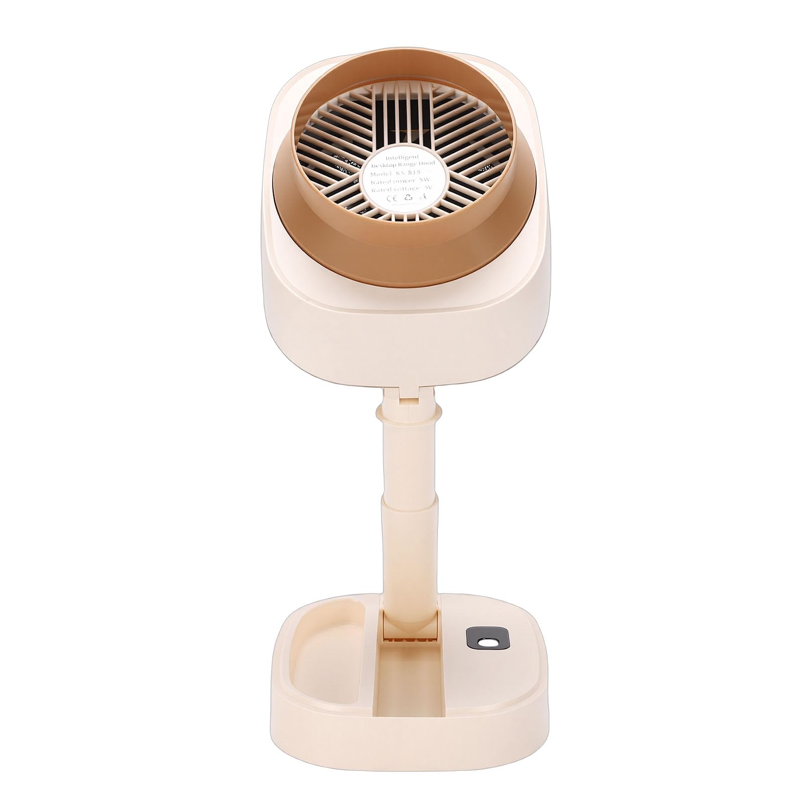 Chrees Extractor de Cocina de Escritorio Compacto, Campana Extractora Portátil Ligera para Uso en Interiores y Exteriores