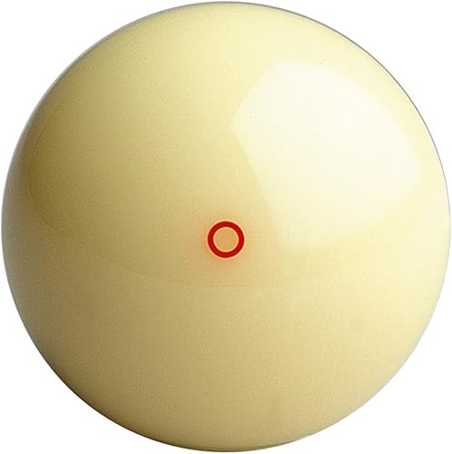Aramith Bola de billarbillar de tamaño reglamentario de 2-14 pulgadas Bola de taco de campeón del círculo rojo