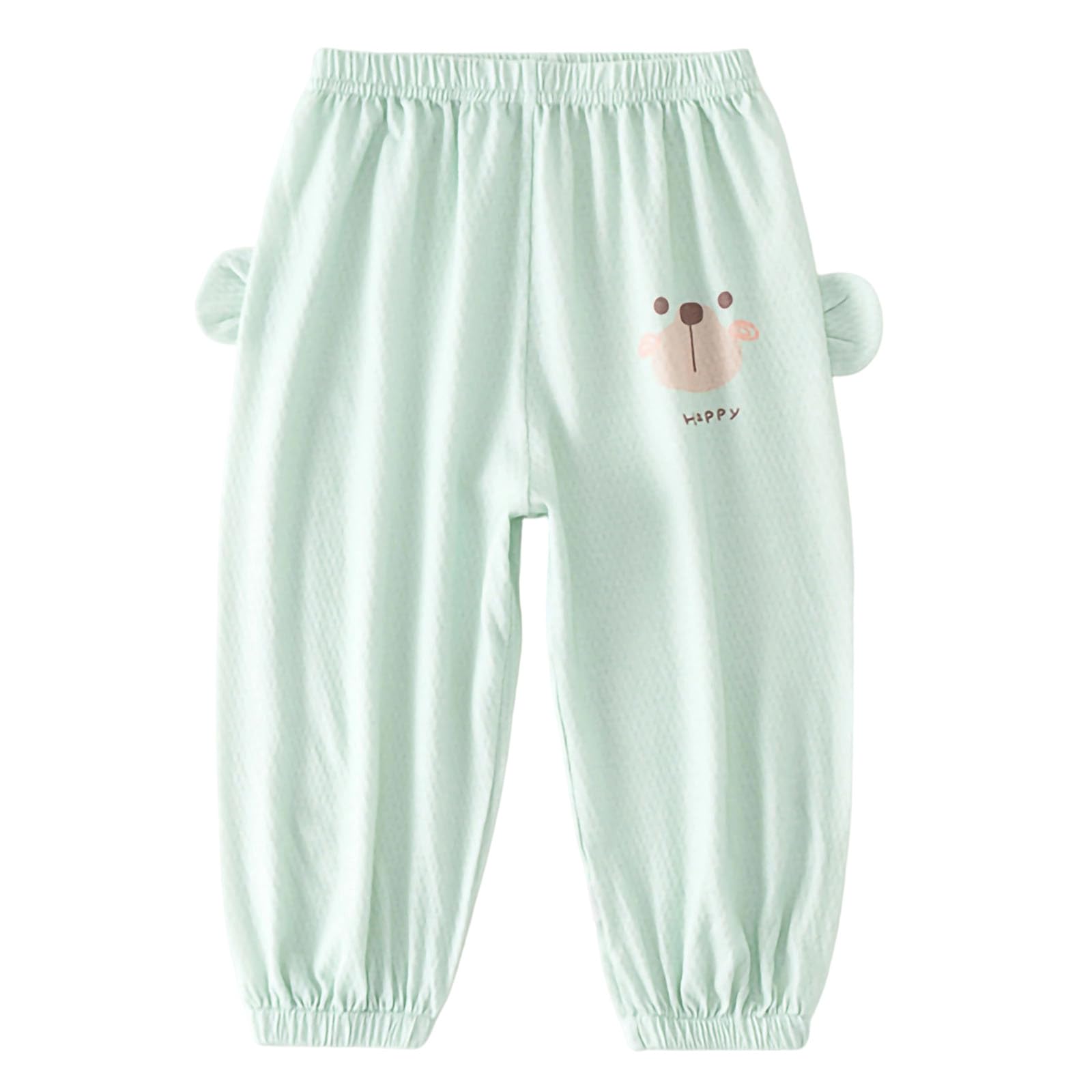 Pantaloni Estivi per Bambino Elastico in Vita Pantalone Baggy Traspiranti Pantaloncini Forma delle Orecchie Pantaloncino Leggeri Comodi Pantaloni Carino Casuale Abbigliamento per Tempo Libero