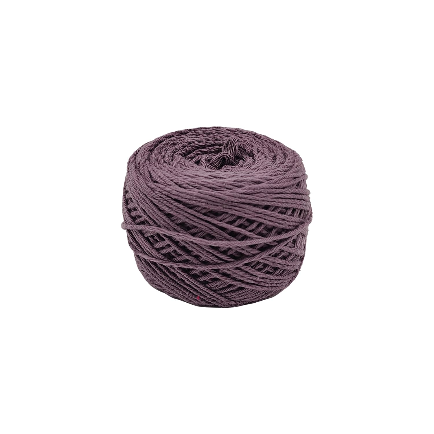 8 Ply Cotton Yarn Baby Soft Materials For Knitting,Crochet,Macrame,Diy Craft 100 Gm Ball - Purple
