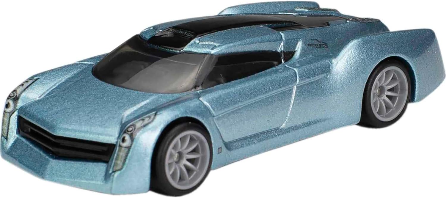 Hot Wheels Premium Toy Car, 1:64 Scale Die-Cast Eco-Jet from Jay Leno's Garage, Collectable Vehicle