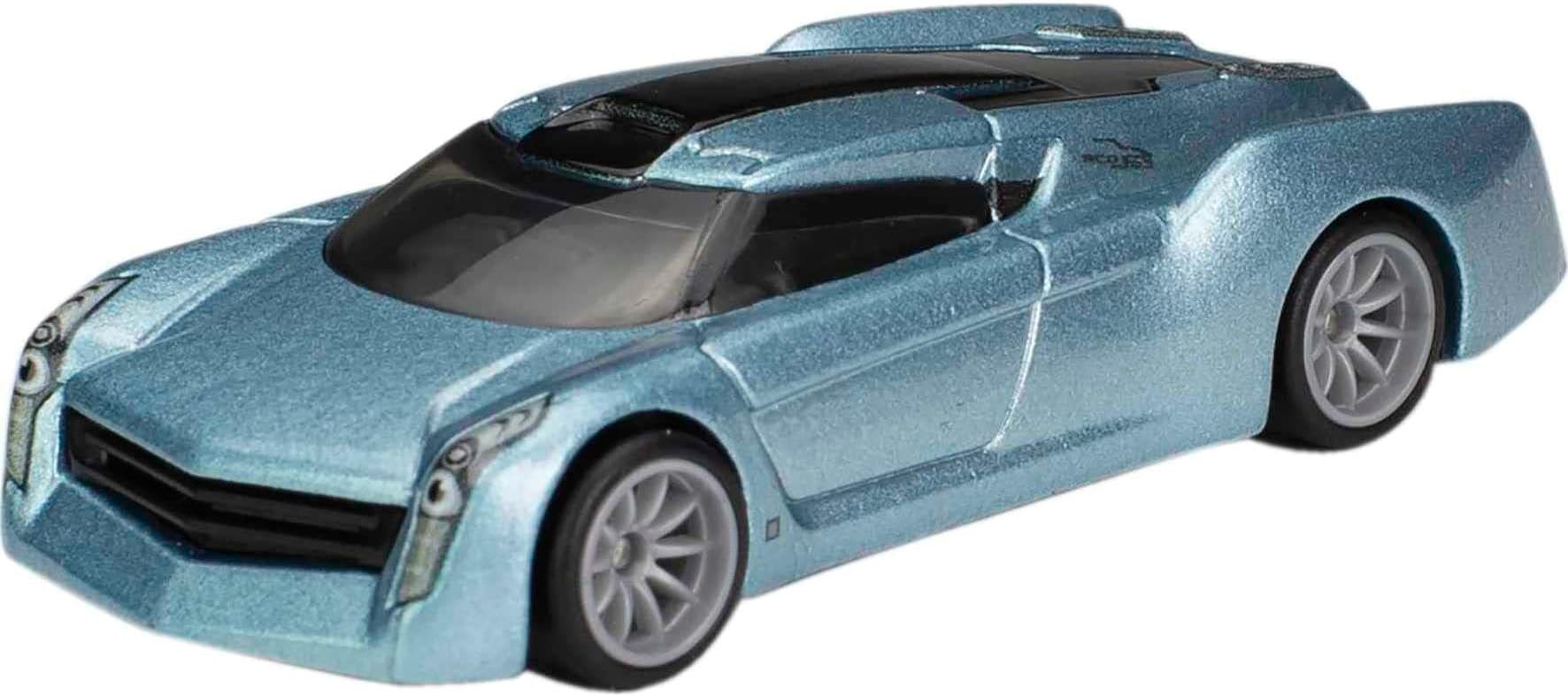 Hot Wheels Premium Toy Car, 1:64 Scale Die-Cast Eco-Jet from Jay Leno's Garage, Collectable Vehicle